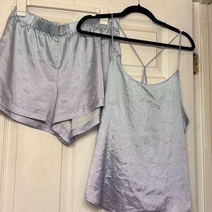 Victoria’s Secret Blue and Purple Ombré PJ set